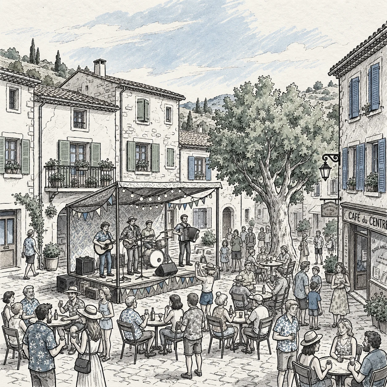 Du champ à l'assiette : dîner musical à Belvézet